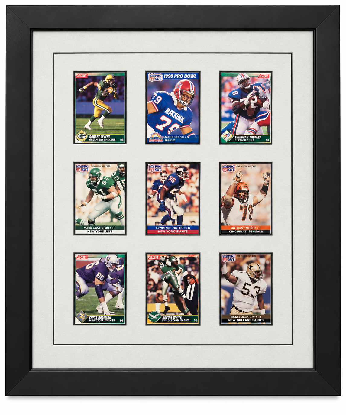 Nine Trading Card Frame
