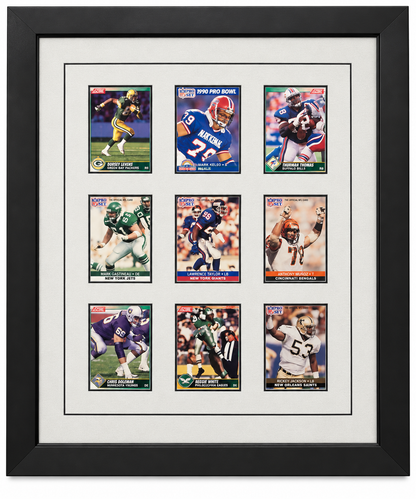 Nine Trading Card Frame