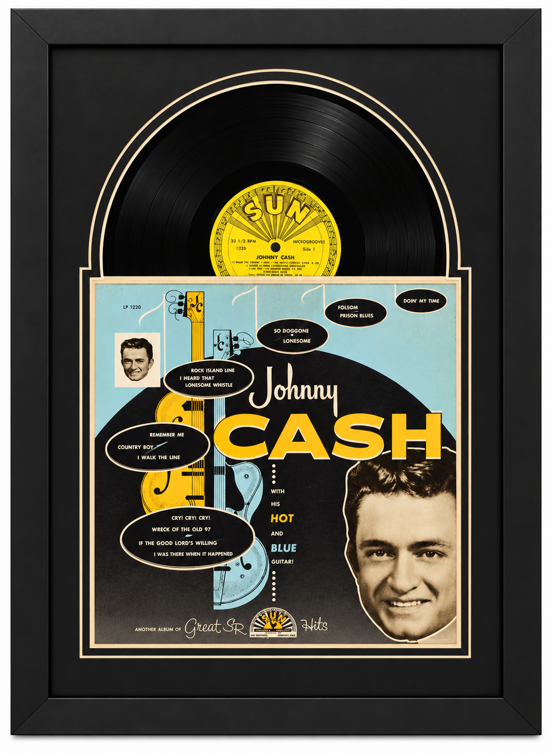 12" LP Vinyl or LaserDisc Frame with Sleeve, Jukebox style