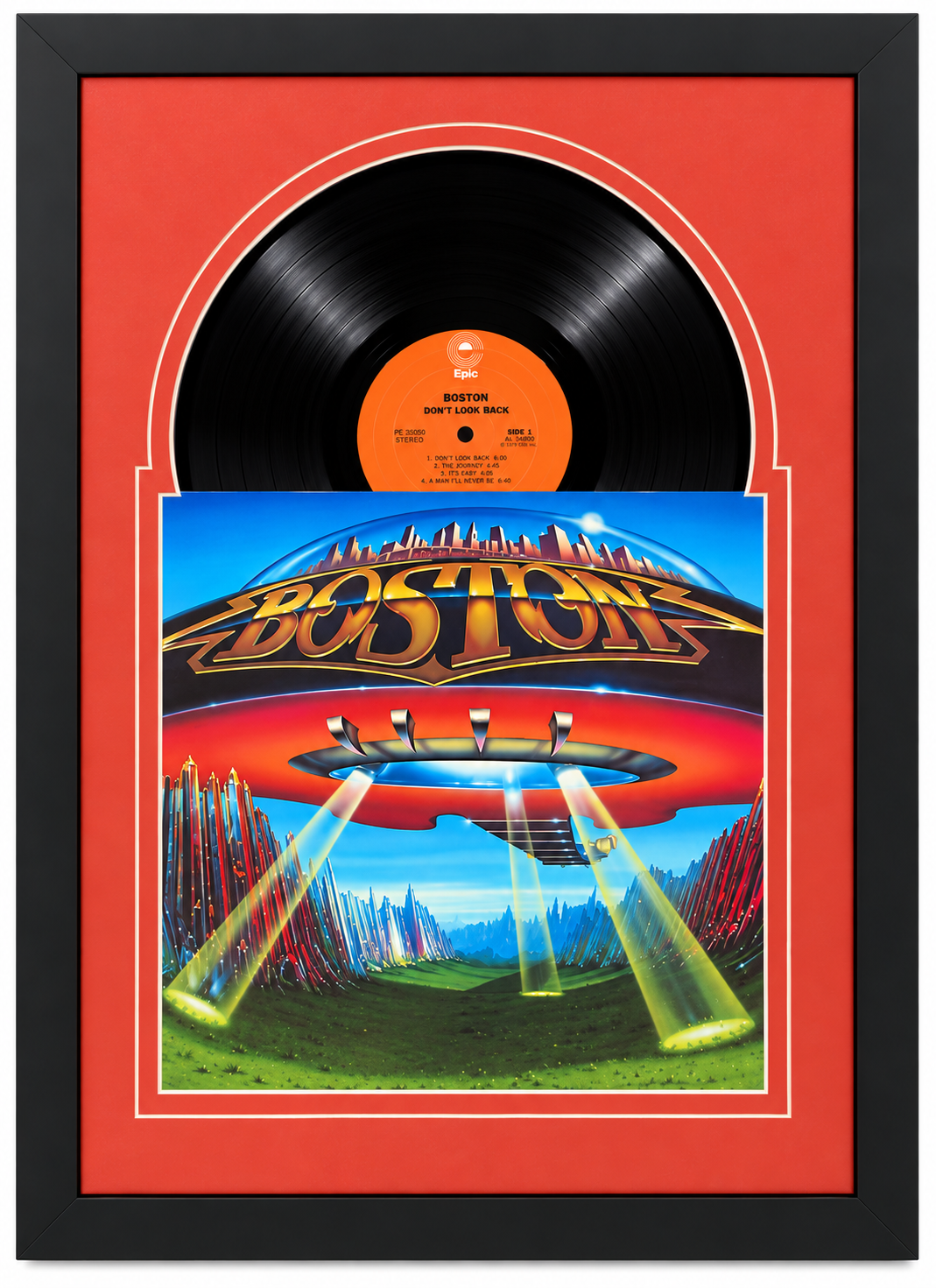10" LP Vinyl (78) Frame with Sleeve, Jukebox style
