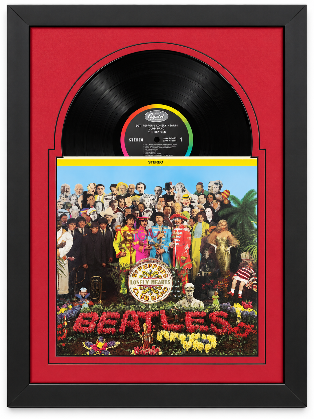 12" LP Vinyl or LaserDisc Frame with Sleeve, Jukebox style