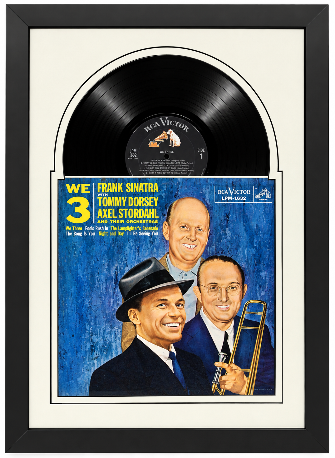 12" LP Vinyl or LaserDisc Frame with Sleeve, Jukebox style