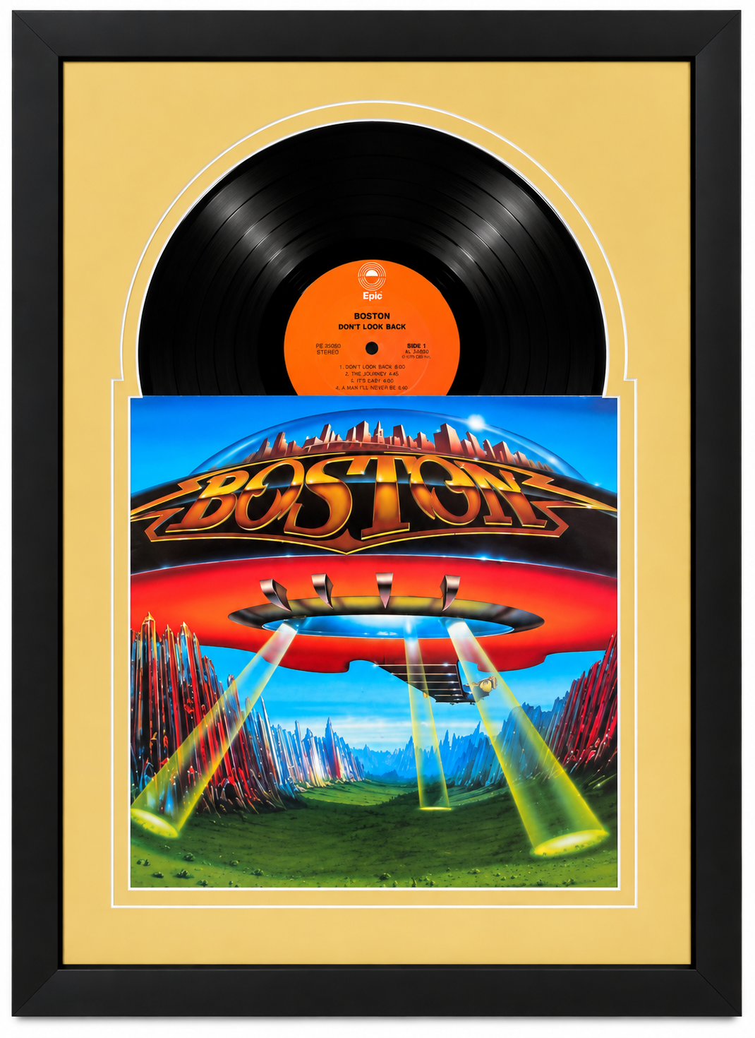 12" LP Vinyl or LaserDisc Frame with Sleeve, Jukebox style