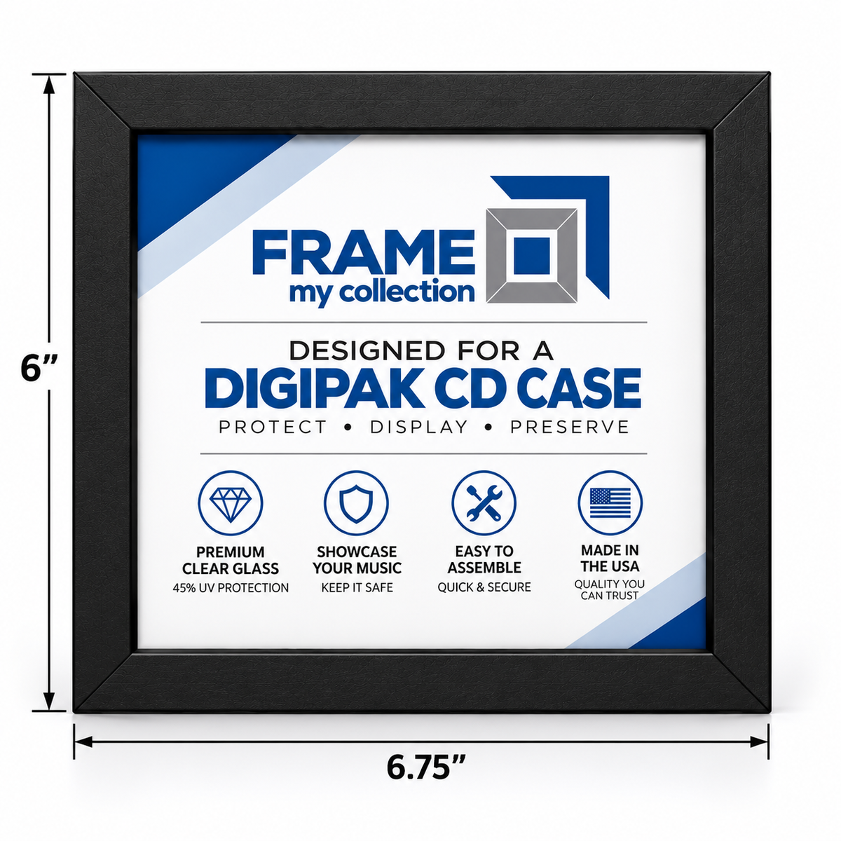 CD Frame for Digipak or Jewell Case / Booklet