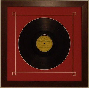 10" Vinyl Frame with Mat - Frame My Collection