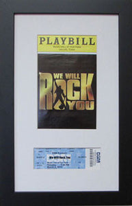 Playbill Frame with Ticket - Frame My Collection