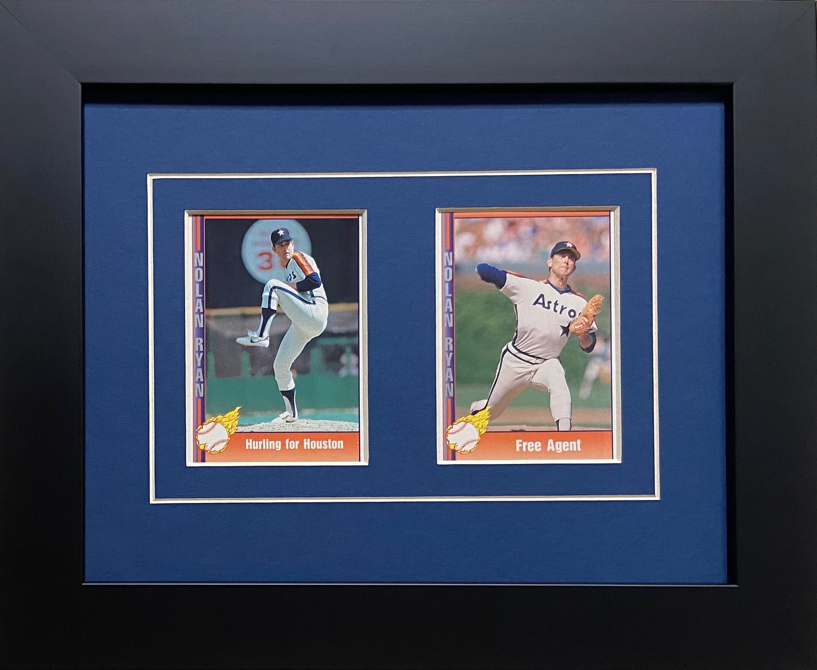 Two Trading Cards Frame Frame My Collection LLC