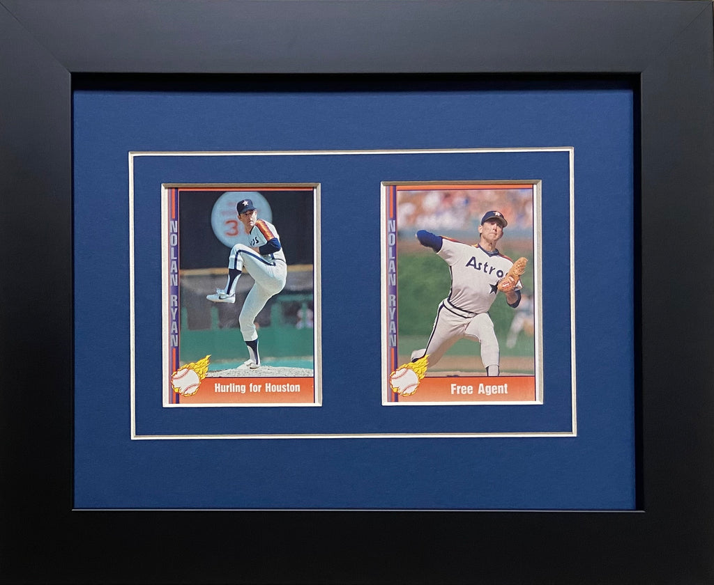 Two Trading Cards Frame Frame My Collection LLC