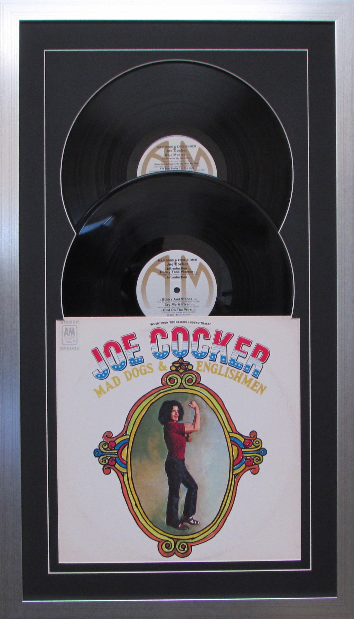 mental Estacionario Correo 12" LP Double Vinyl Record Album Frame with Sleeve, Jukebox Style – Frame  My Collection LLC
