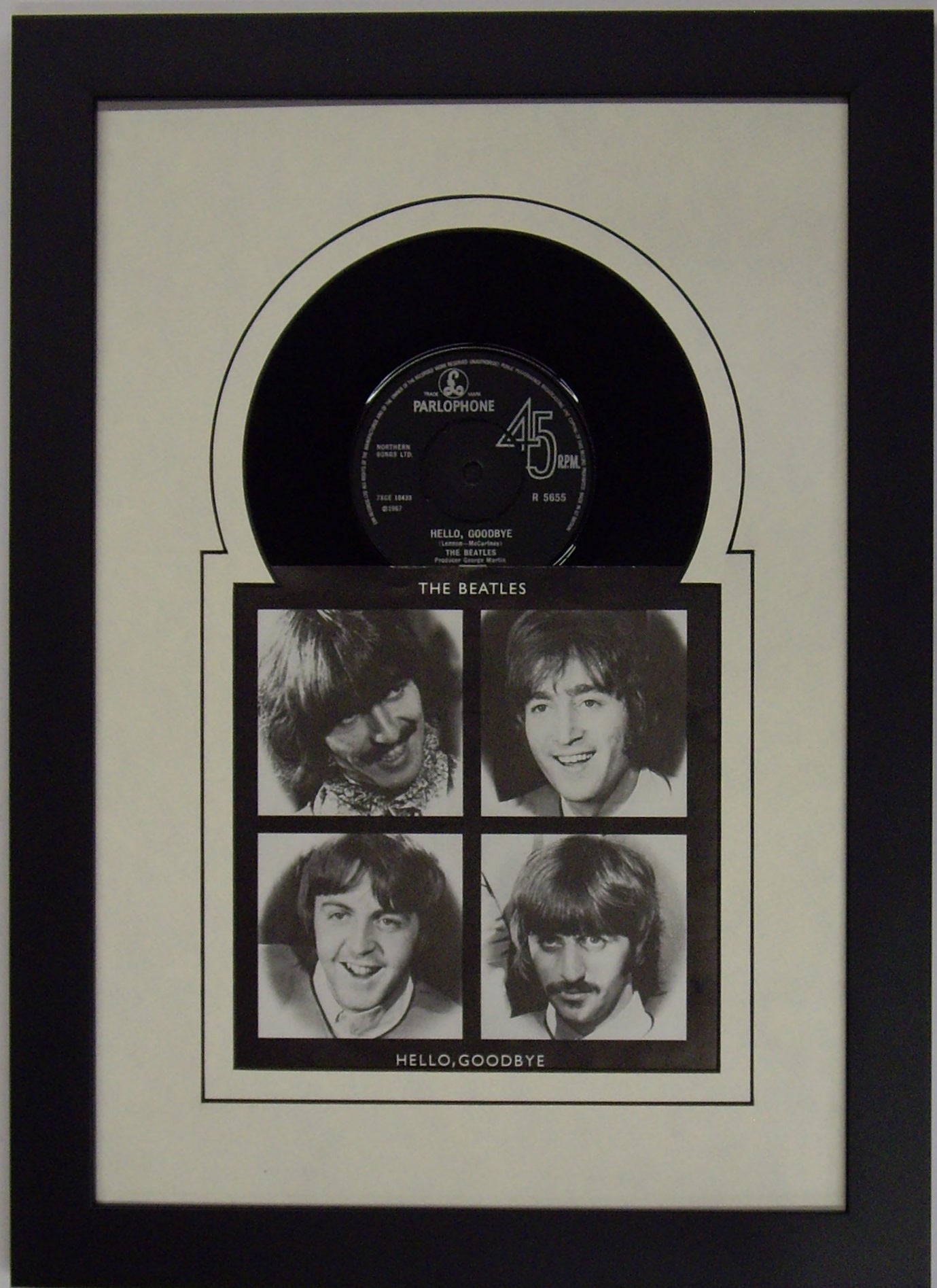 7" 45 Vinyl Record Frame with Sleeve, Jukebox Style - Frame My Collection