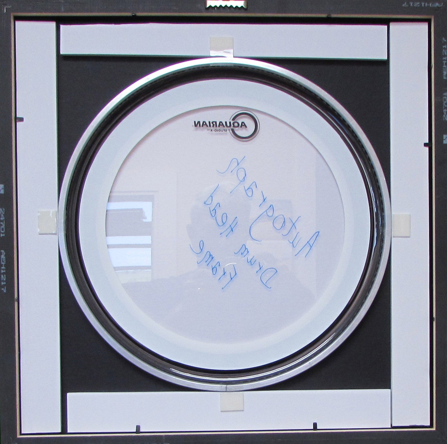 8" Drum Head Frame black mat