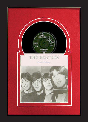 7" 45 Vinyl Record Frame with Sleeve, Jukebox Style - Frame My Collection