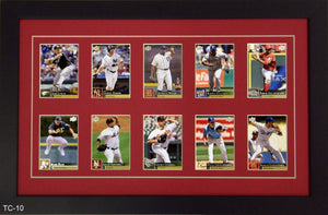 Ten Trading Card Frame - Frame My Collection