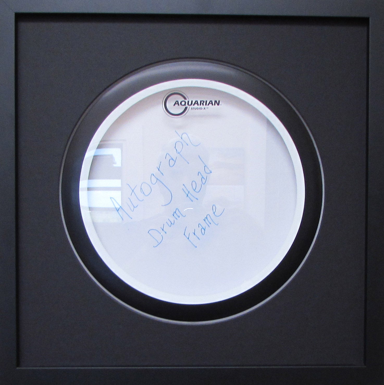 12" Drum Head Frame black mat