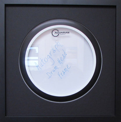 12" Drum Head Frame black mat black frame
