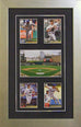 Four Trading Card Frame with Photo - Frame My Collection LLC
