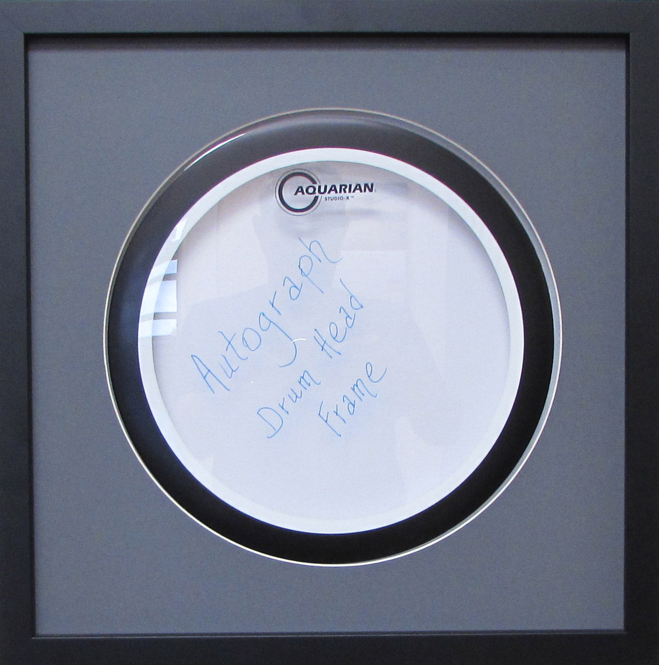 12" Drum Head Frame grey mat